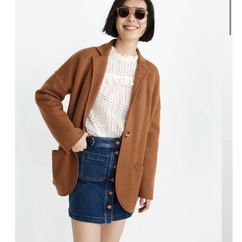 Madewell Saville Sweater Blazer